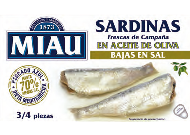 Sardines in Olive Oil LOW SALT
