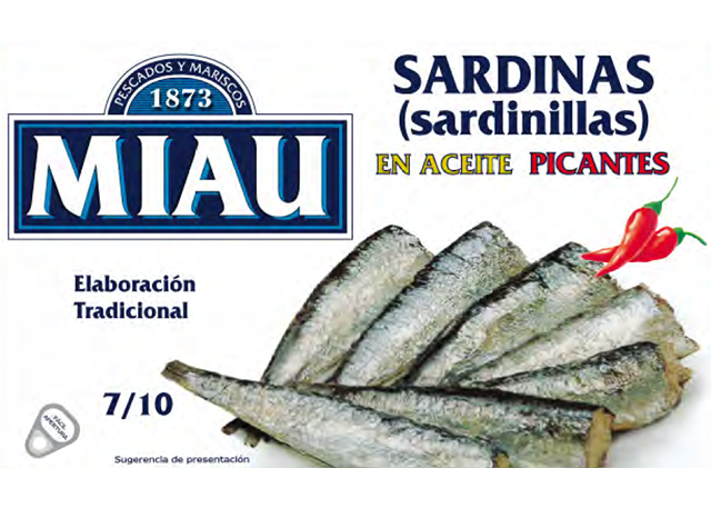 Small Sardines in Vegetable Oil Spicy